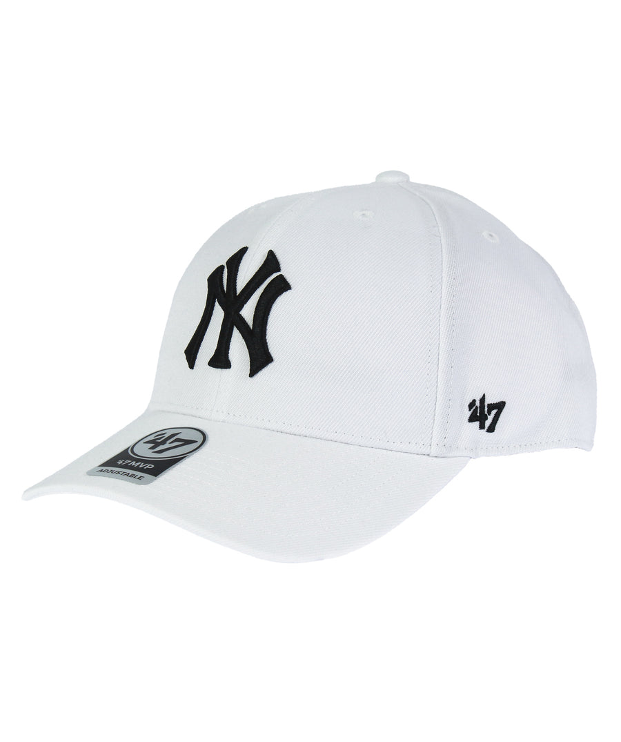 47 MLB New York Yankees MVP Snapback Cap F11B-MVPSP17WBP-WHM