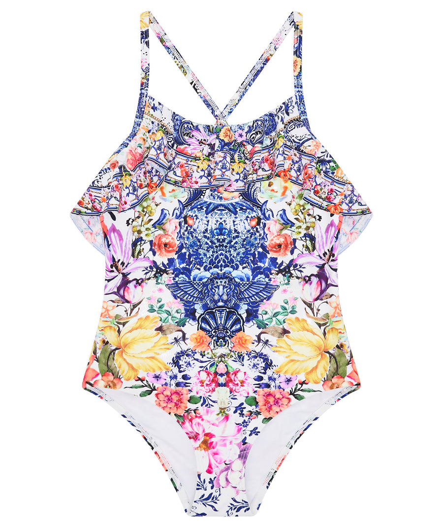 Camilla Dutch is Life Neck Frill One Piece Swimsuit 00027439