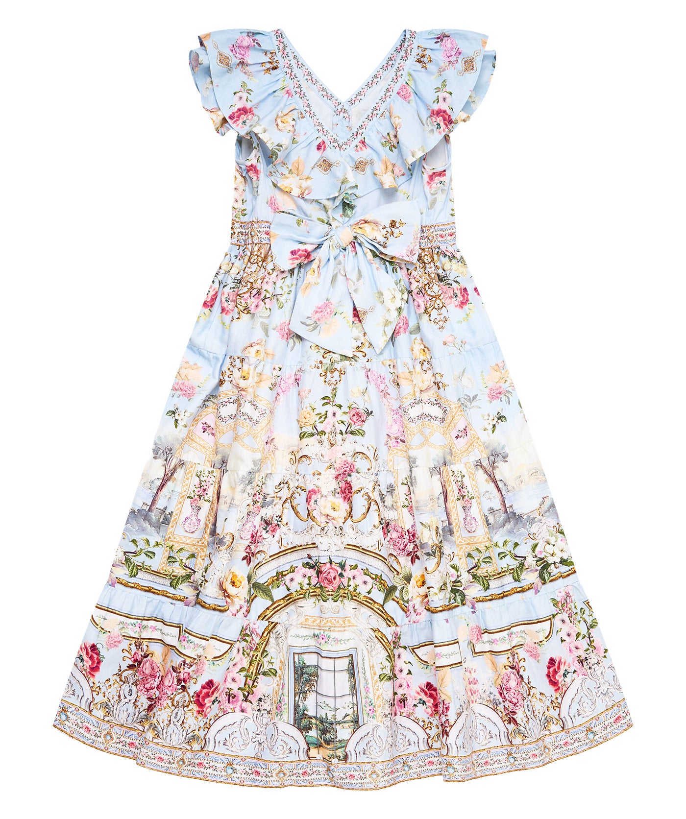 CAMILLA Tiled In Time Kids Tiered Maxi Dress 00037367 Ocean Drive CAMILLA Tiled In Time Kids Tiered Maxi Dress 00037367 Ocean Drive