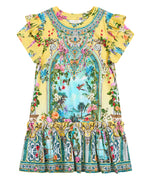 The CAMILLA Tales of Topkapi Palace Tee Dress 00037490 features a relaxed fit, vibrant print, and crystal embellishments—perfect for casual, chic styling.