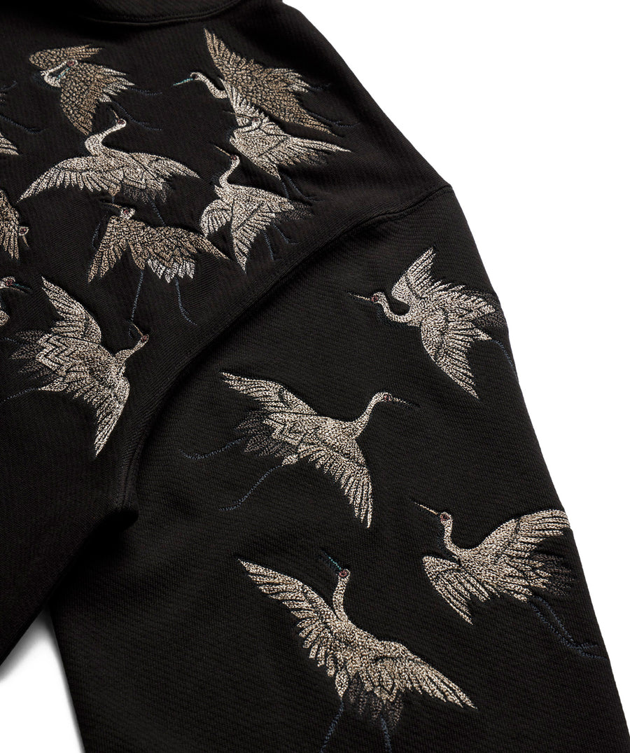 MAHARISHI Peace Cranes Hooded Sweater 350MH4506