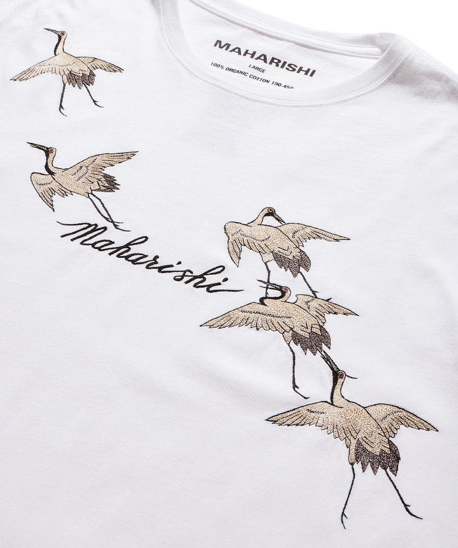 MAHARISHI Flying Peace Cranes T-Shirt 302MH4507