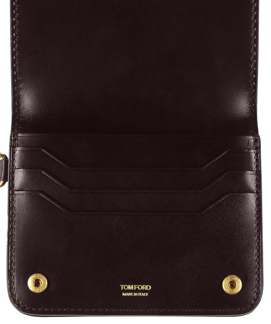 TOM FORD  Chain Leather Wallet Y0215D-UTH