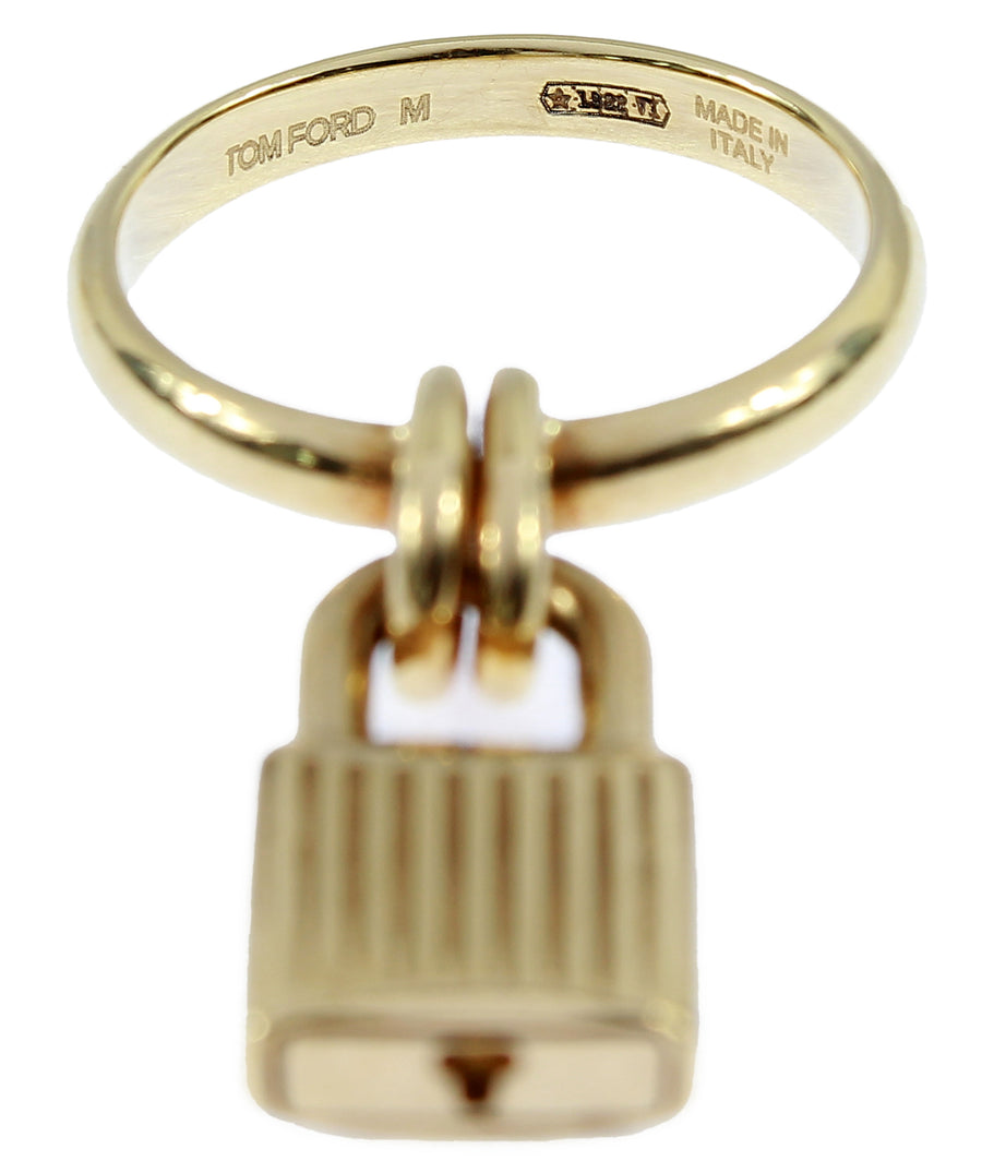 TOM FORD  18k Gold Padlock Ring JW0649L-G18KT