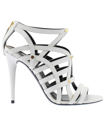 TOM FORD T-Srew Strap Cage Leather Sandals W2213T-SSO