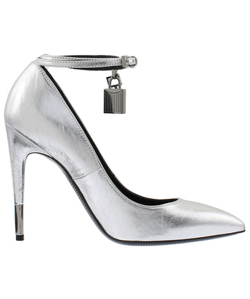 TOM FORD Padlock Charm Leather Pumps W2030D-PPR