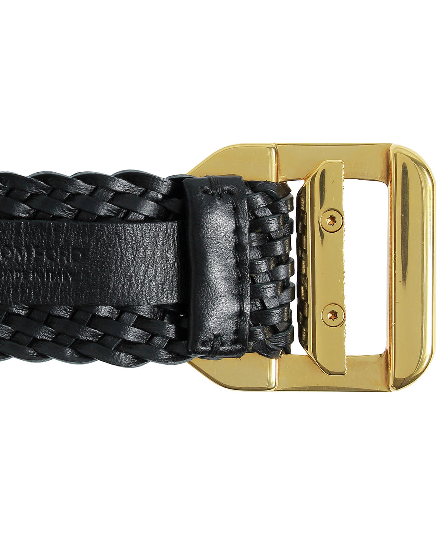 TOM FORD  Braided Leather Belt TB236J-I15