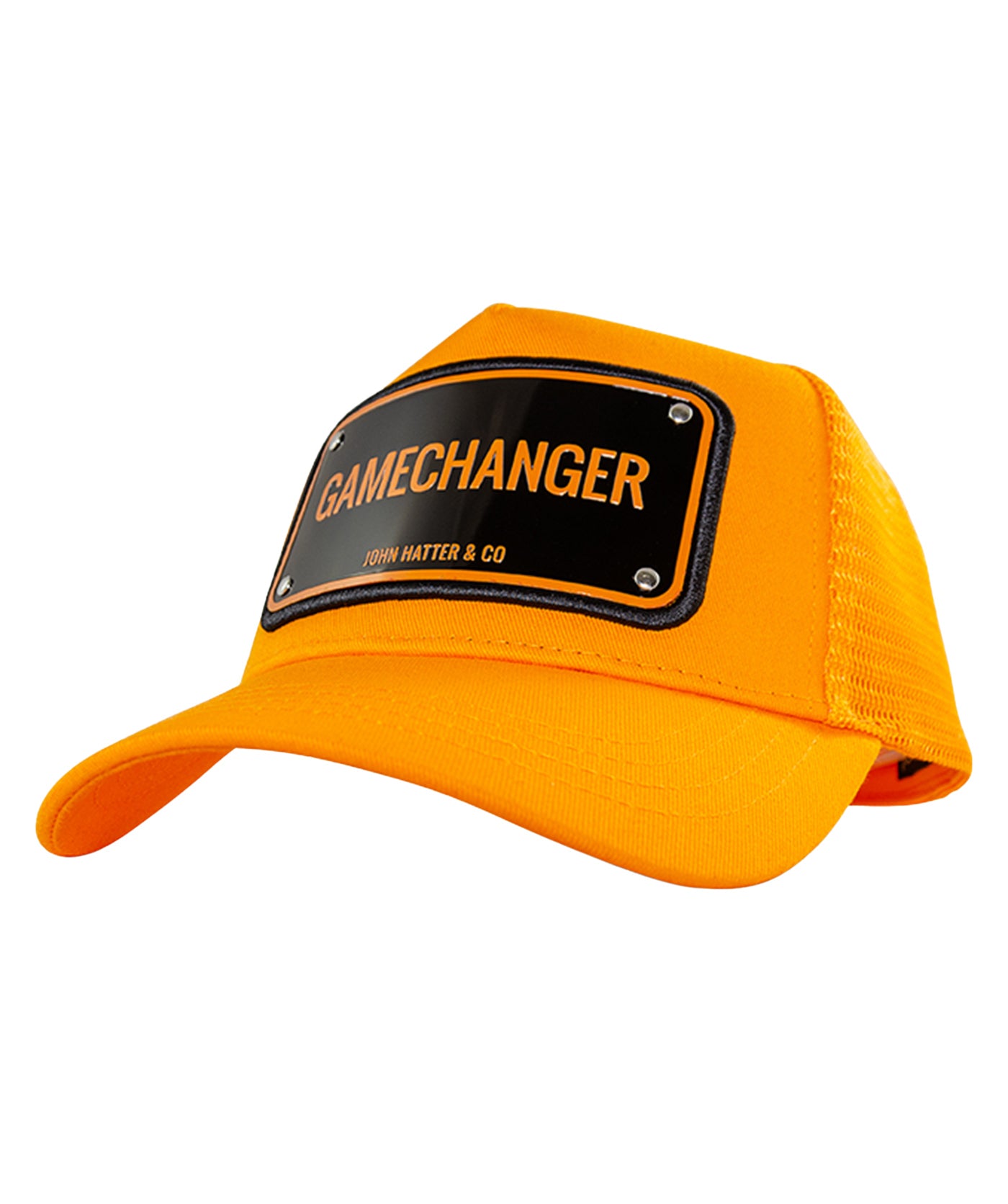 JOHN HATTER & CO Cap | Aluminum Edition | Trucker Hat JOHN HATTER & CO Defend Until The End Rubber Edition Cap R  main image 4