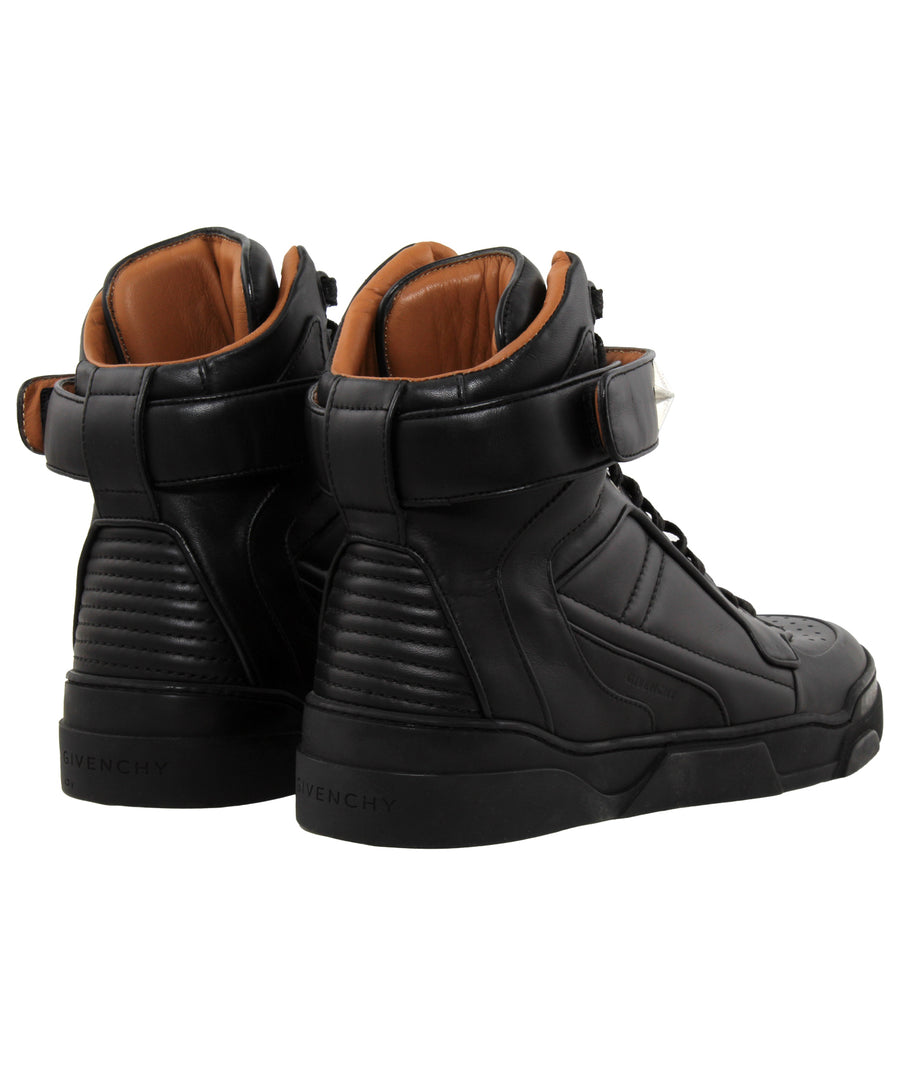 GIVENCHY  Tyson Star Leather High Top Sneakers BE08034005