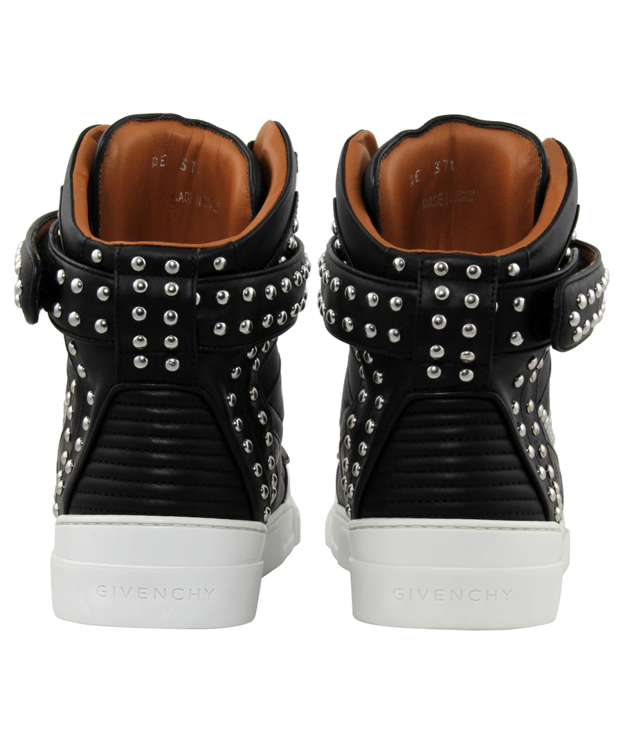 GIVENCHY  Tyson Studded Leather High Top Sneakers BE08199005