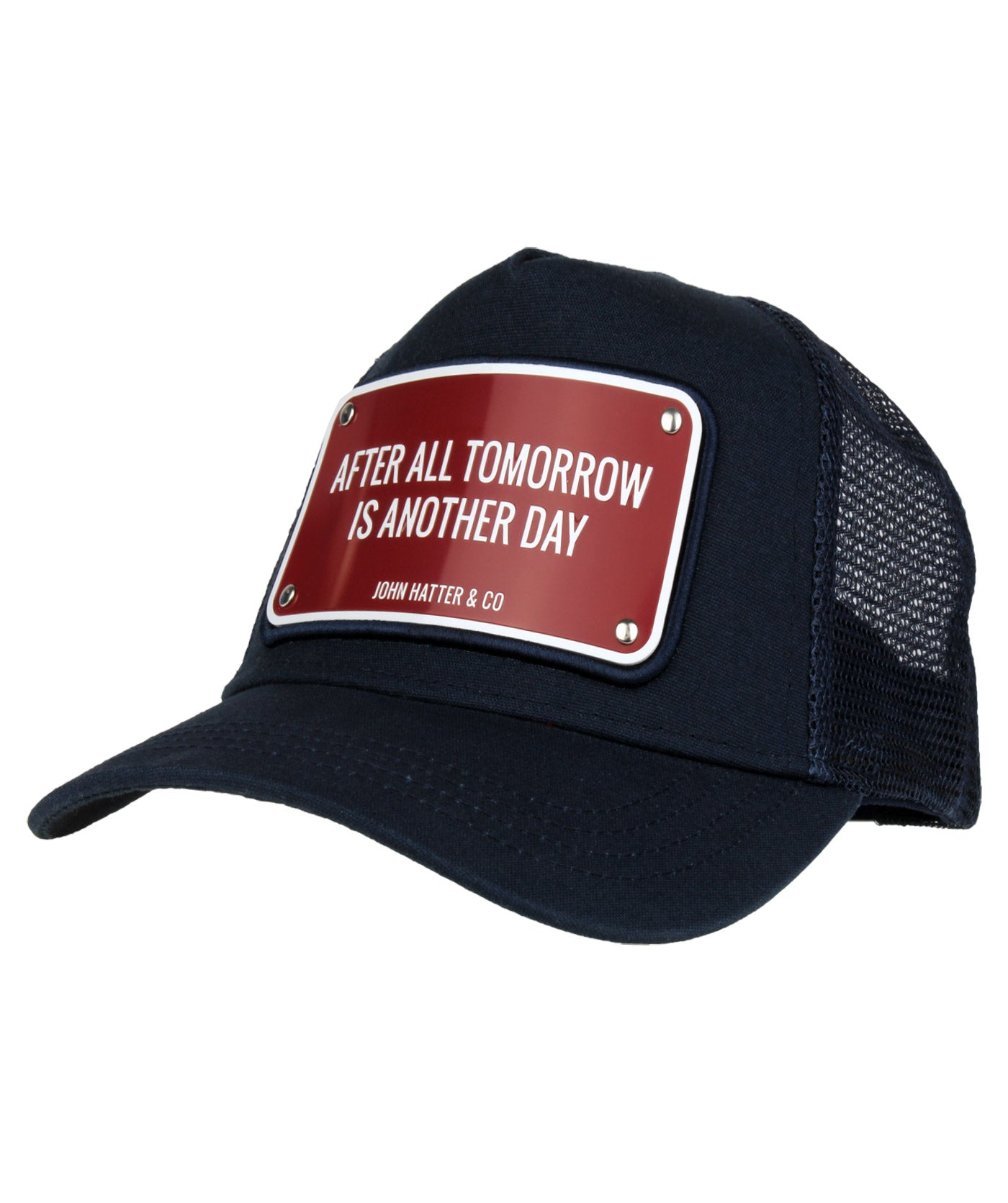 JOHN HATTER & CO Cap | Aluminum Edition | Trucker Hat JOHN HATTER & CO Defend Until The End Rubber Edition Cap R  main image 3