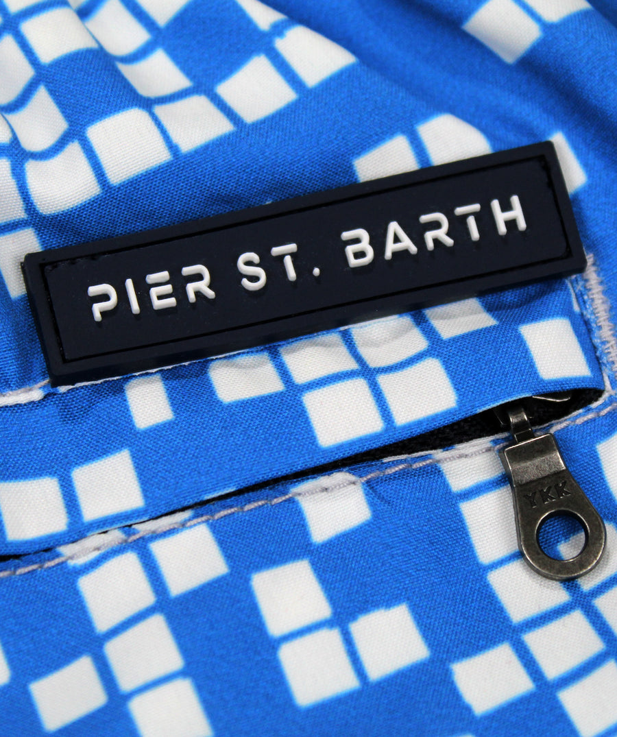 PIER ST BARTH  Morse Code Pier Swim Shorts PIER-MORSE CODE