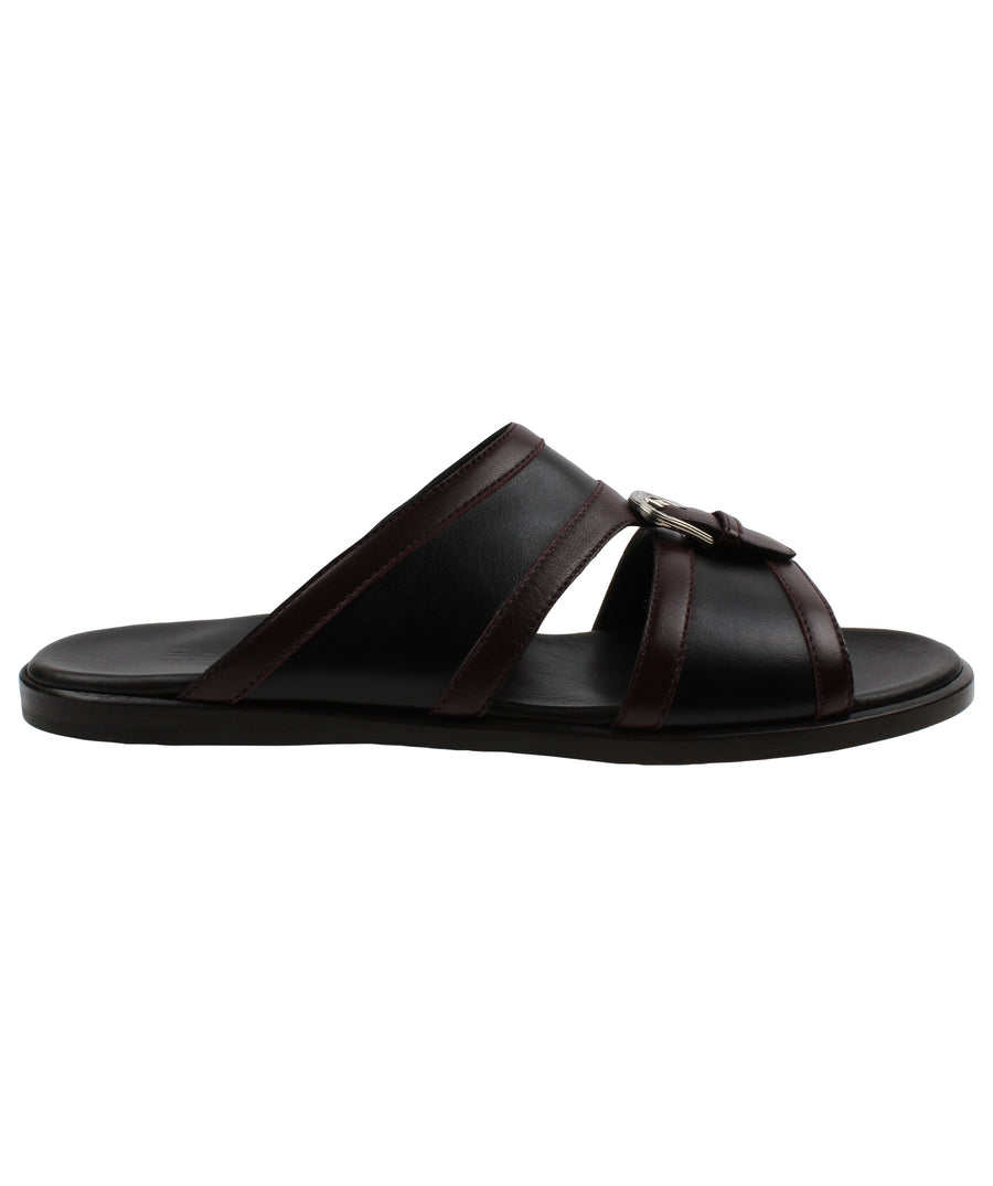 A. TESTONI  Classic Calf and Napa Leather Sandals 125AT10S1491