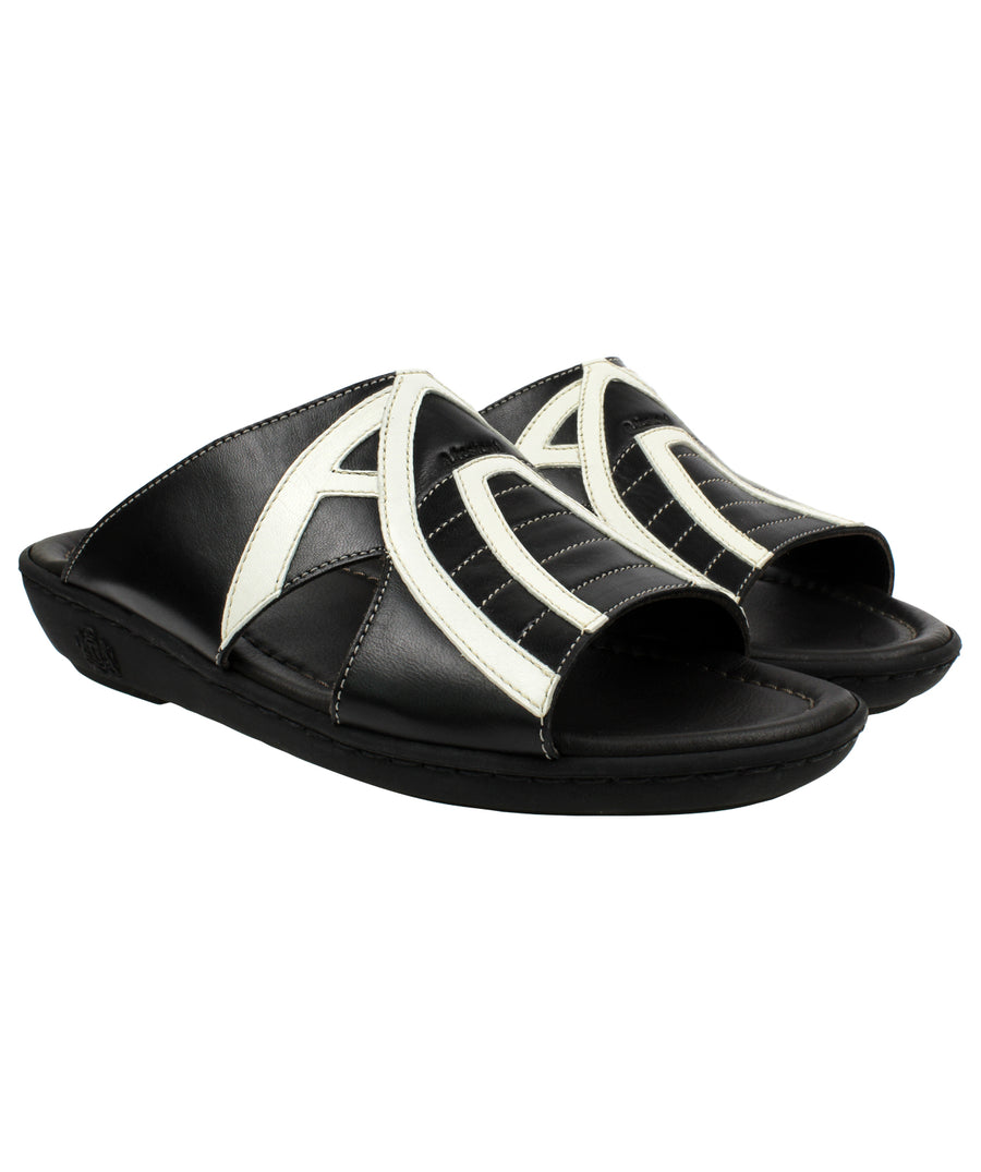 A. TESTONI  Napa and Nabuk Calf Leather Sandals 125AT10S1486
