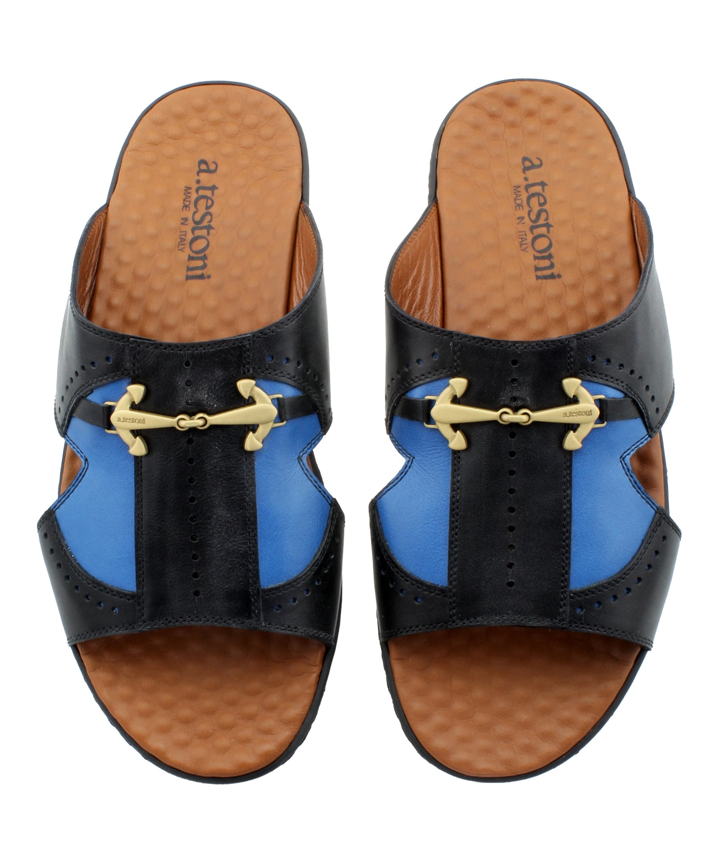 A. TESTONI Sport Napa Calf Leather Sandals 125AT1593-97426 – Ocean