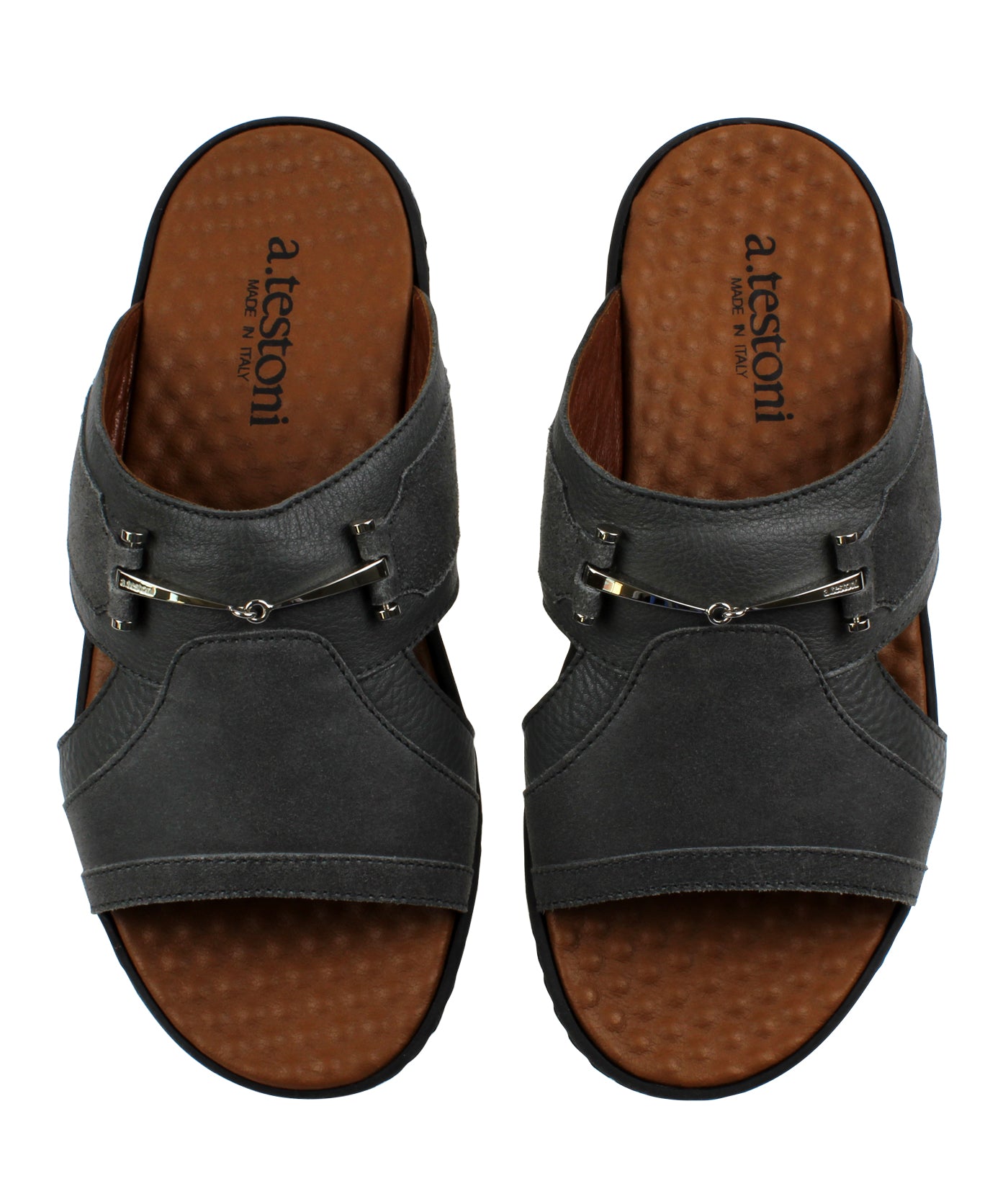 A. TESTONI Sport Nabuk Calf Leather Sandals 125AT11W1531 