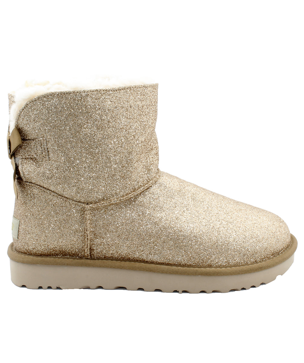 Ugg mini bailey bow sparkle gold sale