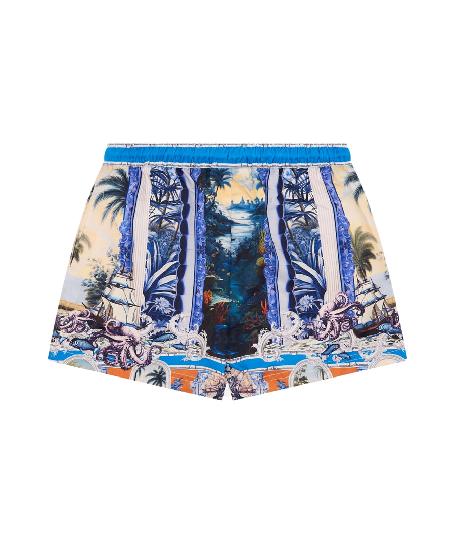 CAMILLA Song Of Saint Anthony Boardshort 00034062 – Bold boardshorts featuring the intricate Song Of Saint Anthony print, quick-drying fabric, and a modern fit
