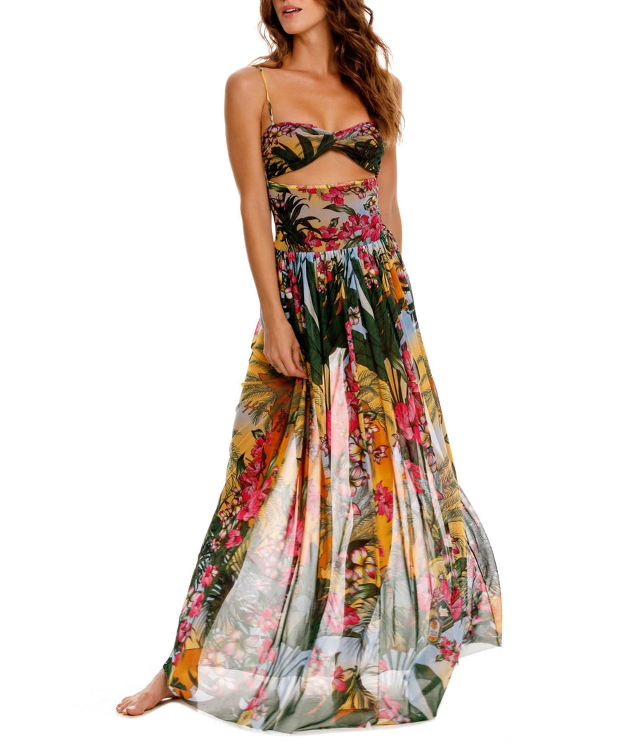 aradia maxi dress Aradia Halter Maxi Dress - Pink