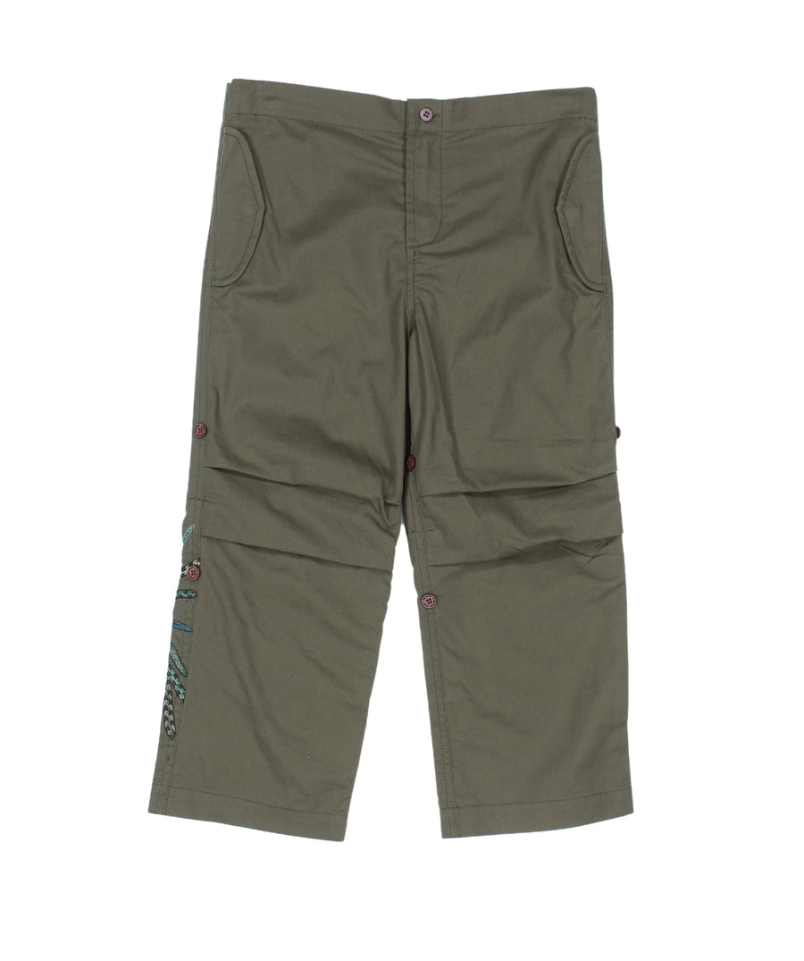 The Maharishi Kid's Tiger Loose Snopants B01MH5328 feature tiger embroidery, a relaxed fit, and adjustable waist—perfect for comfort and standout style.