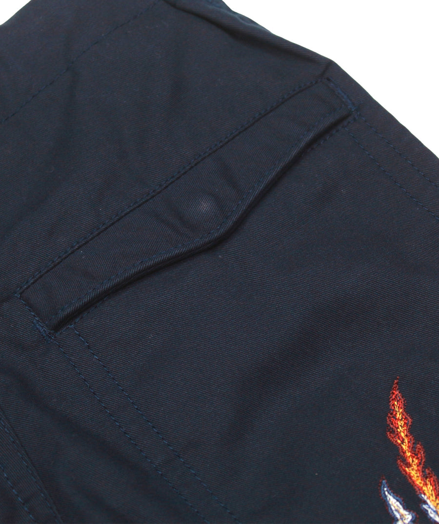 The Maharishi Original Snopants B01MH5400 feature intricate dragon embroidery, adjustable Snocord® fit, and durable fabric—ideal for bold, everyday style.