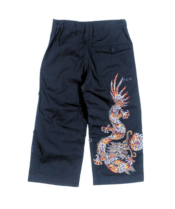 The Maharishi Original Snopants B01MH5400 feature intricate dragon embroidery, adjustable Snocord® fit, and durable fabric—ideal for bold, everyday style.