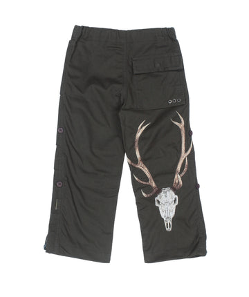 The Maharishi Boy's Antlers Snopants 5612 feature antler embroidery, adjustable fit, and durable fabric—perfect for bold style and everyday comfort.