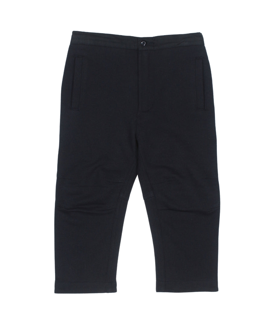 MAHARISHI Duality Sweatpants 5607 feature Panther Chimera embroidery, organic cotton fabric, and relaxed fit—fusing symbolic design with everyday comfort.