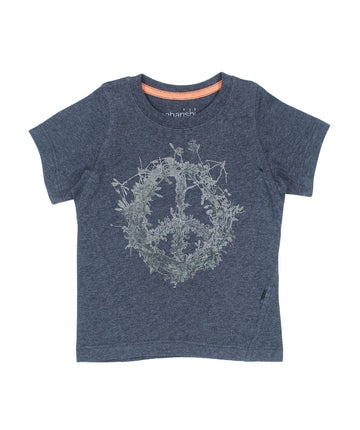 The MAHARISHI Edible Pacifist T-Shirt 5624 features bold peace-themed prints, premium organic cotton, and a relaxed fit—perfect for sustainable statement style.