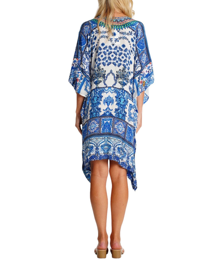 LA MODA Cleopatra Regular Kaftan 25034 RK – A regal and flowing kaftan featuring an elegant design, lightweight fabric, and a relaxed fit, perfect for resort wear and sophisticated styling