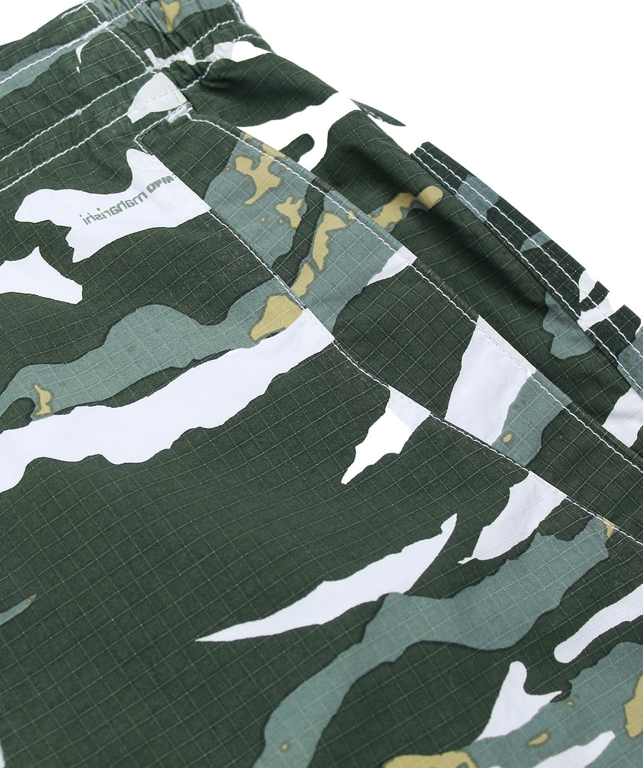 MAHARISHI Camo Swim Shorts 360MH6020 – Camouflage-patterned swim shorts with a modern design, crafted from high-quality materials for comfort and durability, ideal for beach and casual wear.