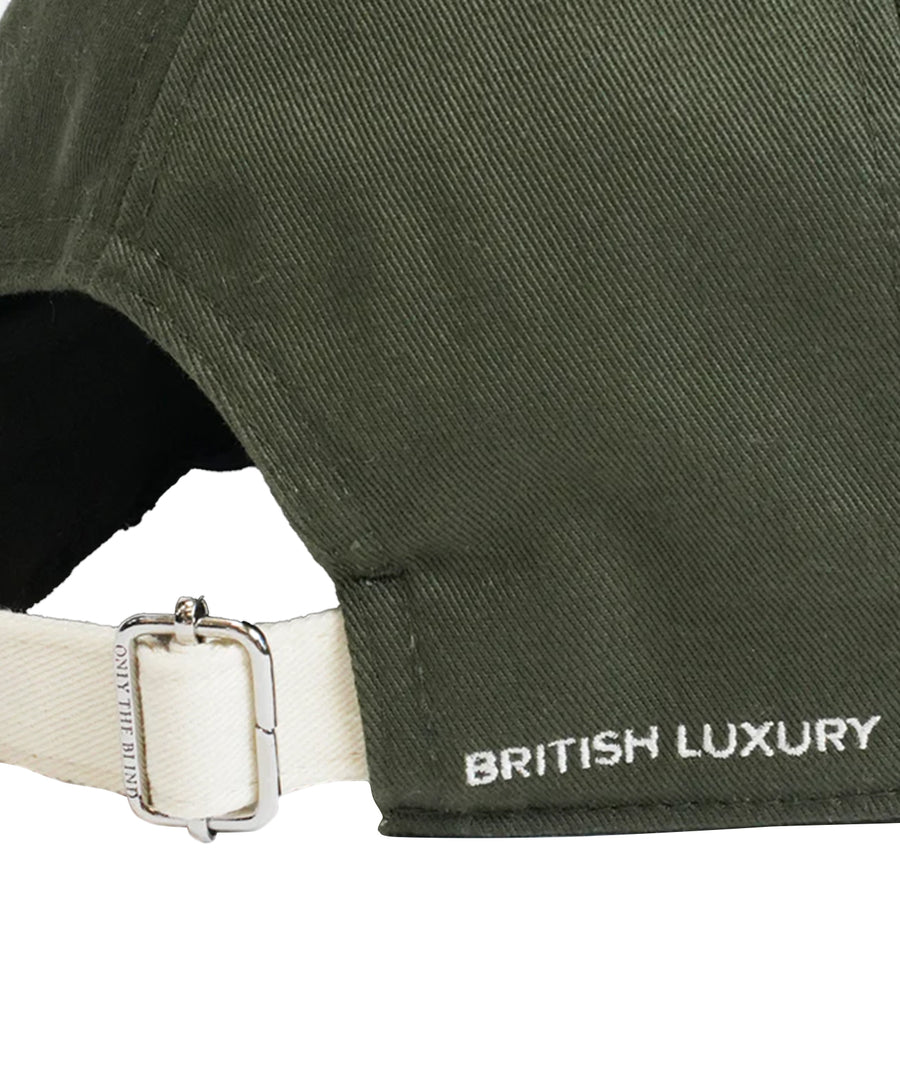 ONLY THE BLIND Blake's Script Cap OTBX-C1506 – sleek streetwear cap with signature embroidered script logo, curved brim, and adjustable fit for everyday style.