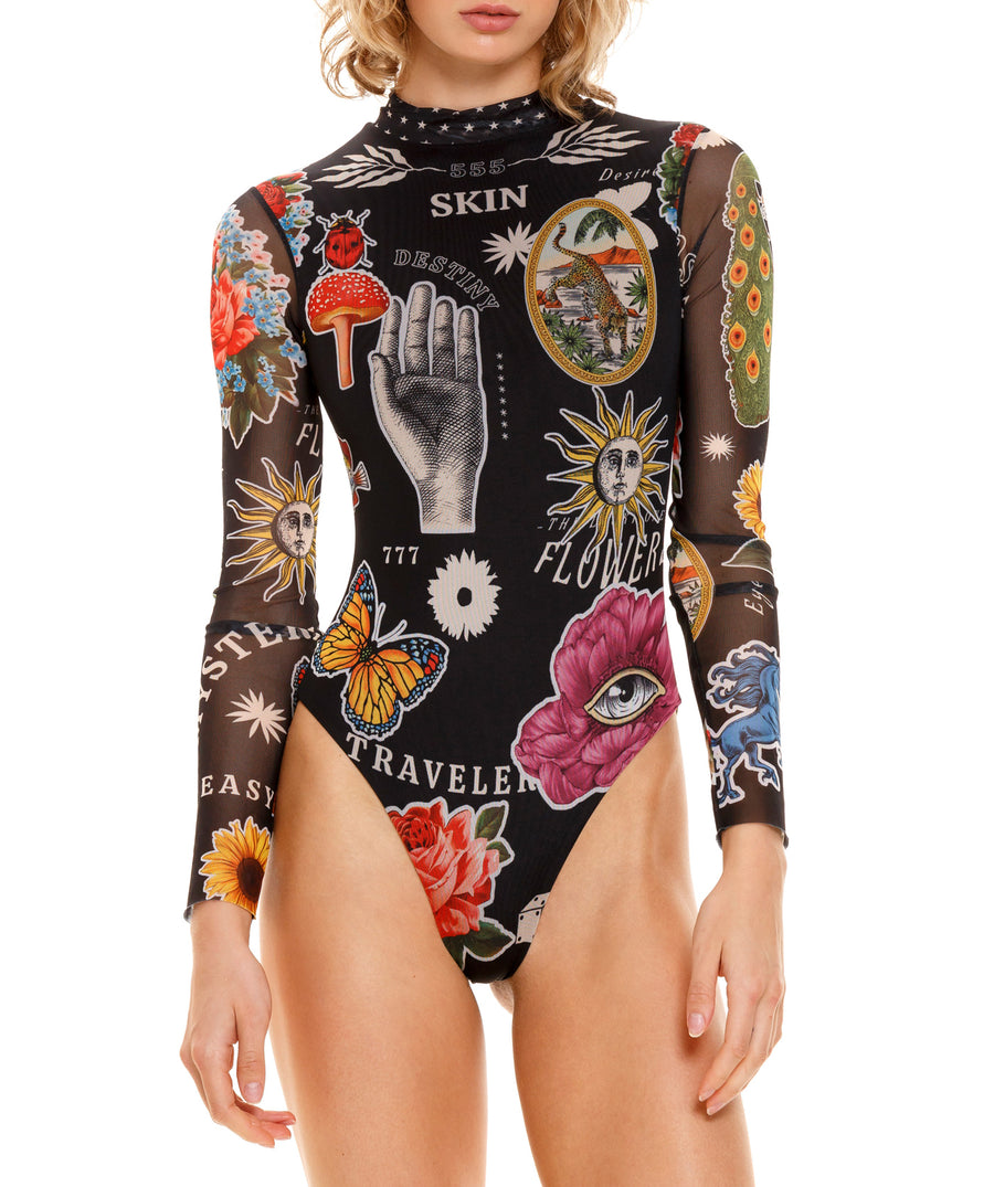AGUA BENDITA Mei Embellished One Piece Swimsuit 12305