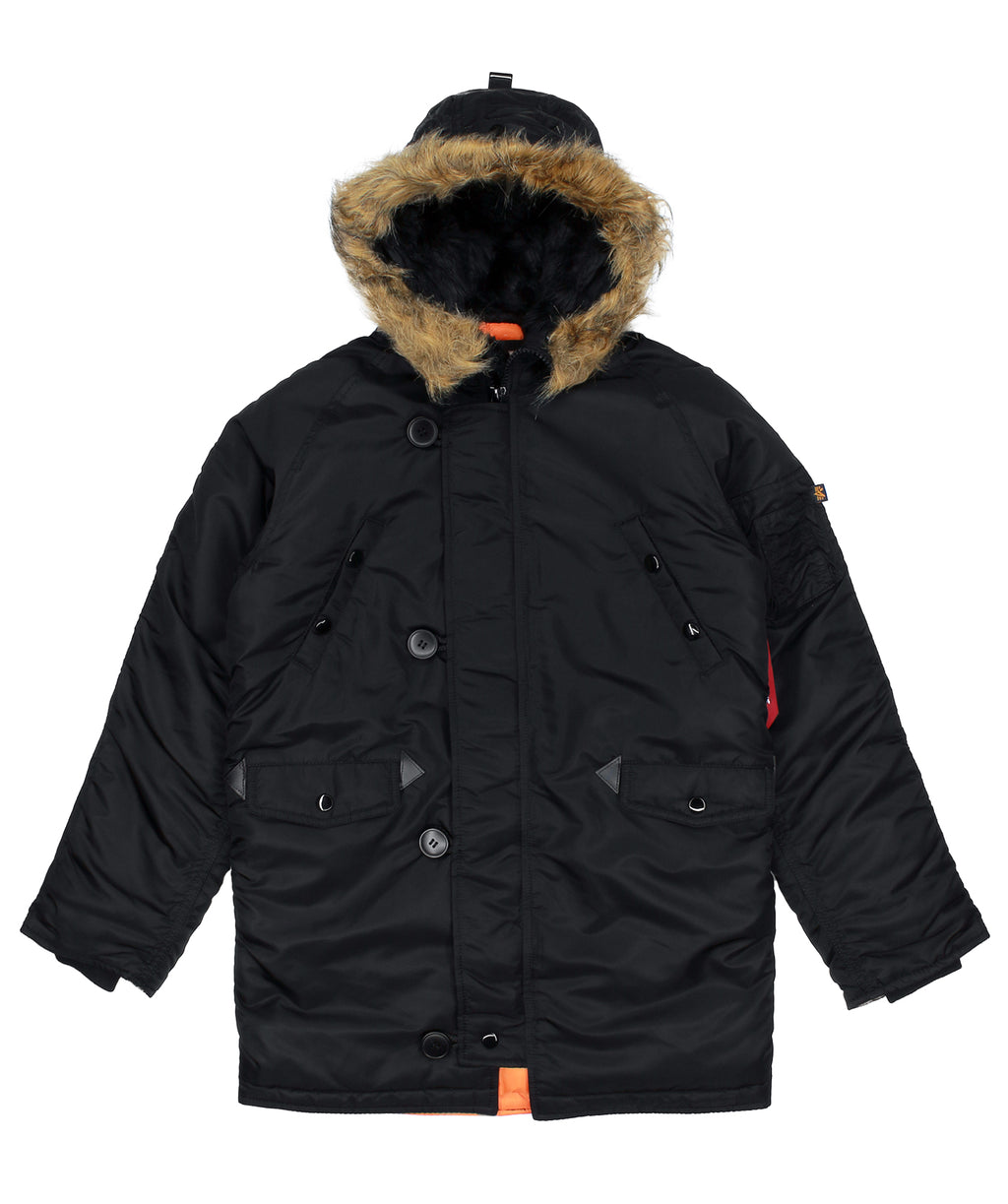 ALPHA INDUSTRIES N-3B Parka Kids Flight Jacket YJN44500C1 – Ocean