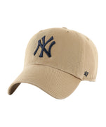 47 MLB New York Yankees Clean Up Cap F11B-RGW17GWS-KHE – relaxed, adjustable fit with curved visor and classic Yankees logo for effortless everyday style.