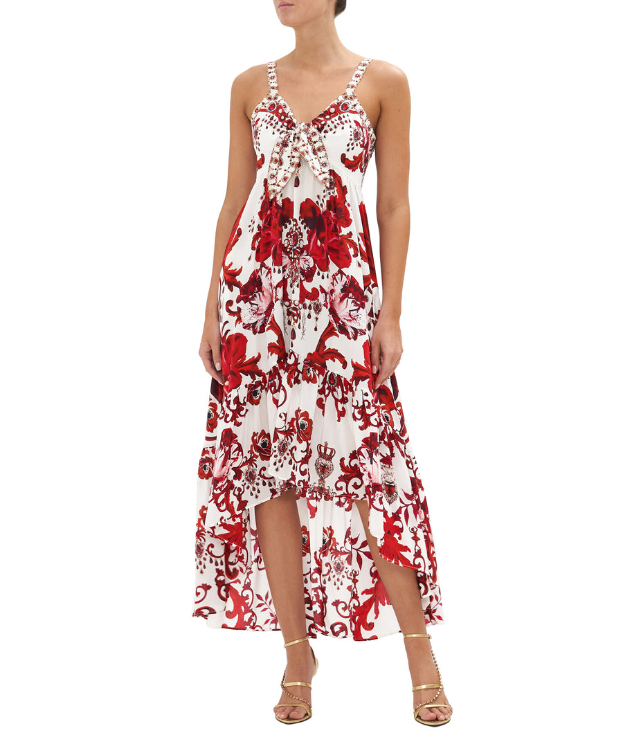 CAMILLA  Crown of Thorns High Low Dress 23408