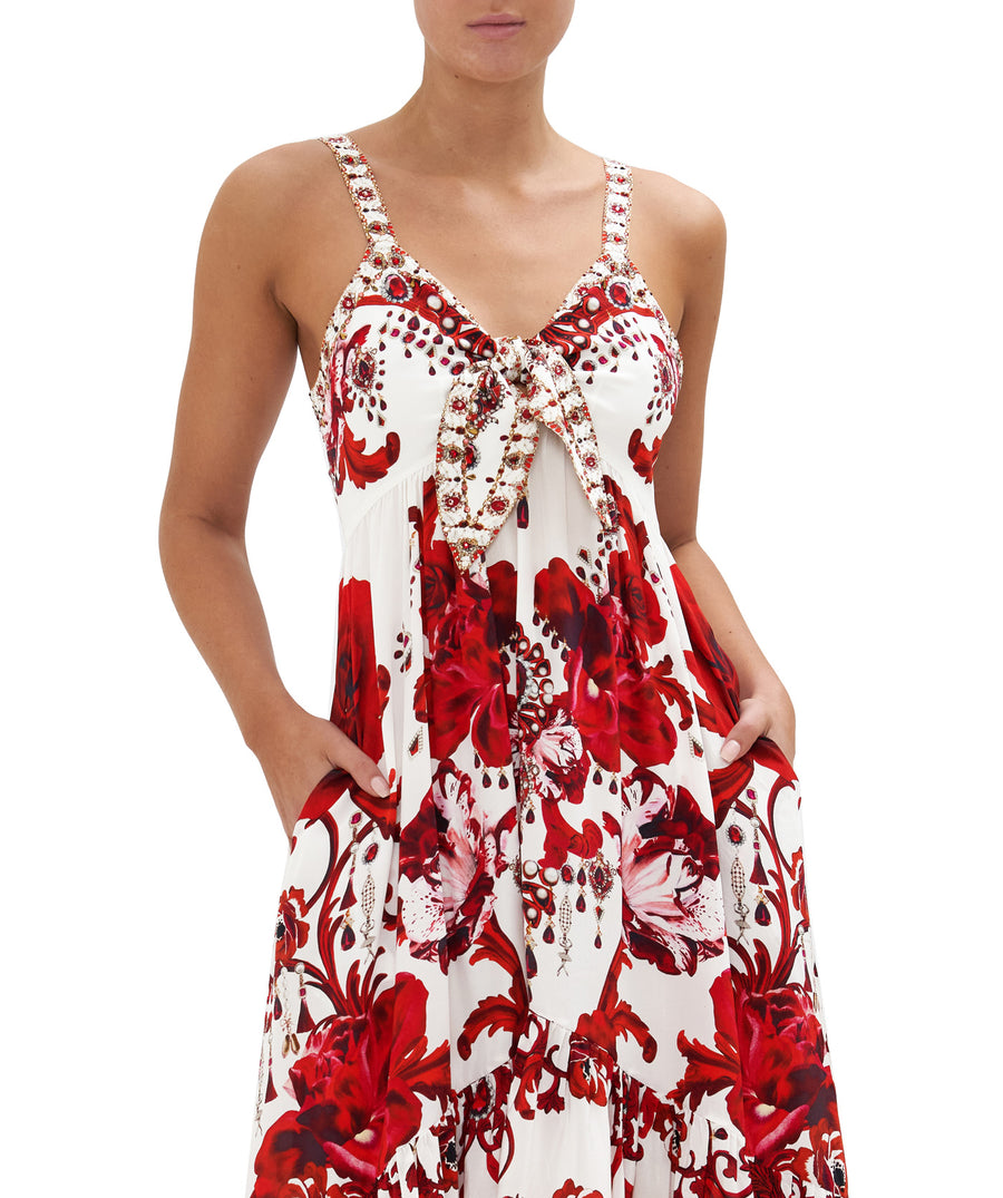CAMILLA  Crown of Thorns High Low Dress 23408