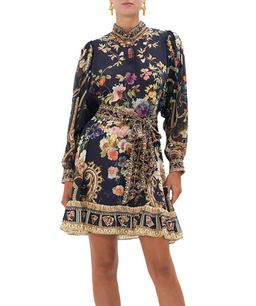 CAMILLA Play Your Cards Right Drop Sleeve Shirt Dress 00023773