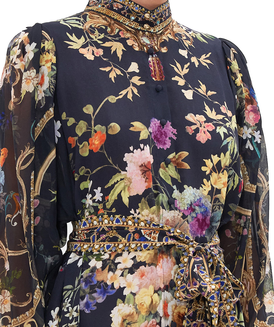 CAMILLA Play Your Cards Right Drop Sleeve Shirt Dress 00023773