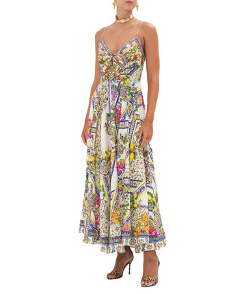 CAMILLA Amalfi Amore Long Dress with Tie Front 00024270