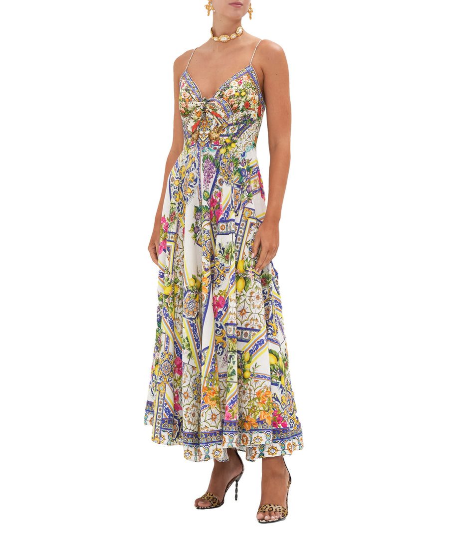 CAMILLA Amalfi Amore Long Dress with Tie Front 00024270