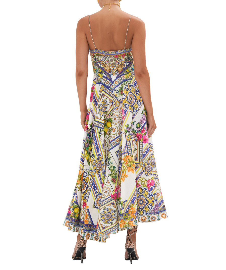 CAMILLA Amalfi Amore Long Dress with Tie Front 00024270