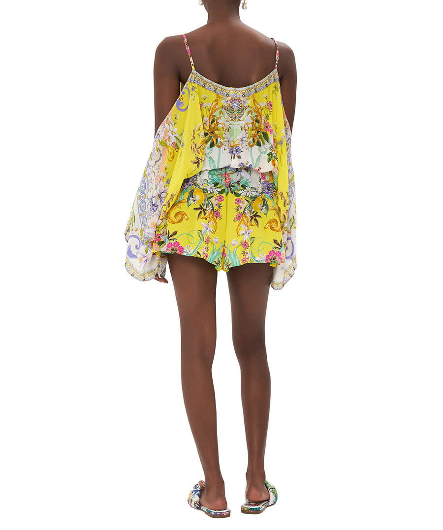 CAMILLA Caterina Spritz Drop Shoulder Playsuit 00024273