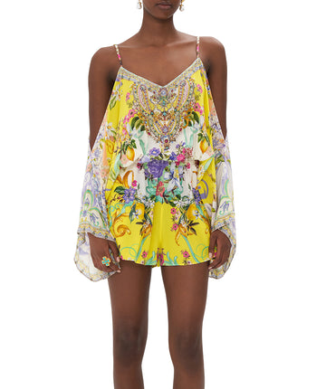 CAMILLA Caterina Spritz Drop Shoulder Playsuit 00024273