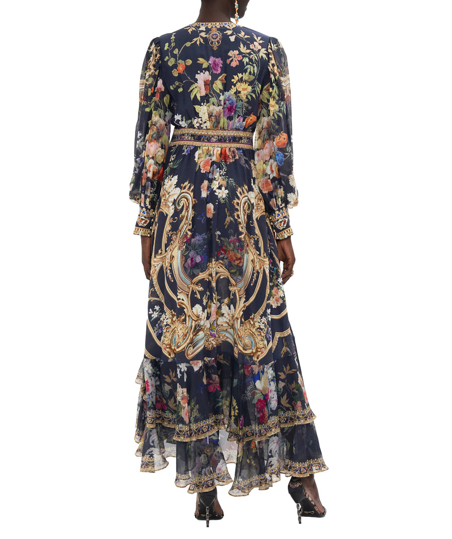 CAMILLA Play Your Cards Right Long Button Front Dress 00024337