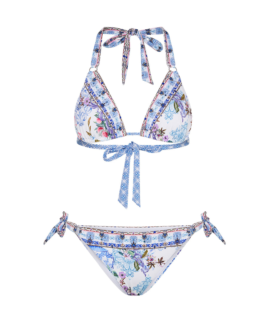 CAMILLA Paint Me Positano Soft Tie Tri Bikini with Trims 00024643