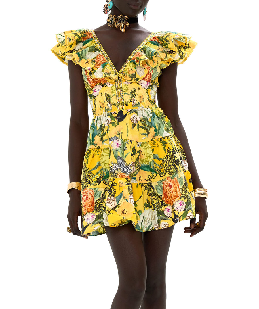 CAMILLA Paths of Gold Short Dress 00028599