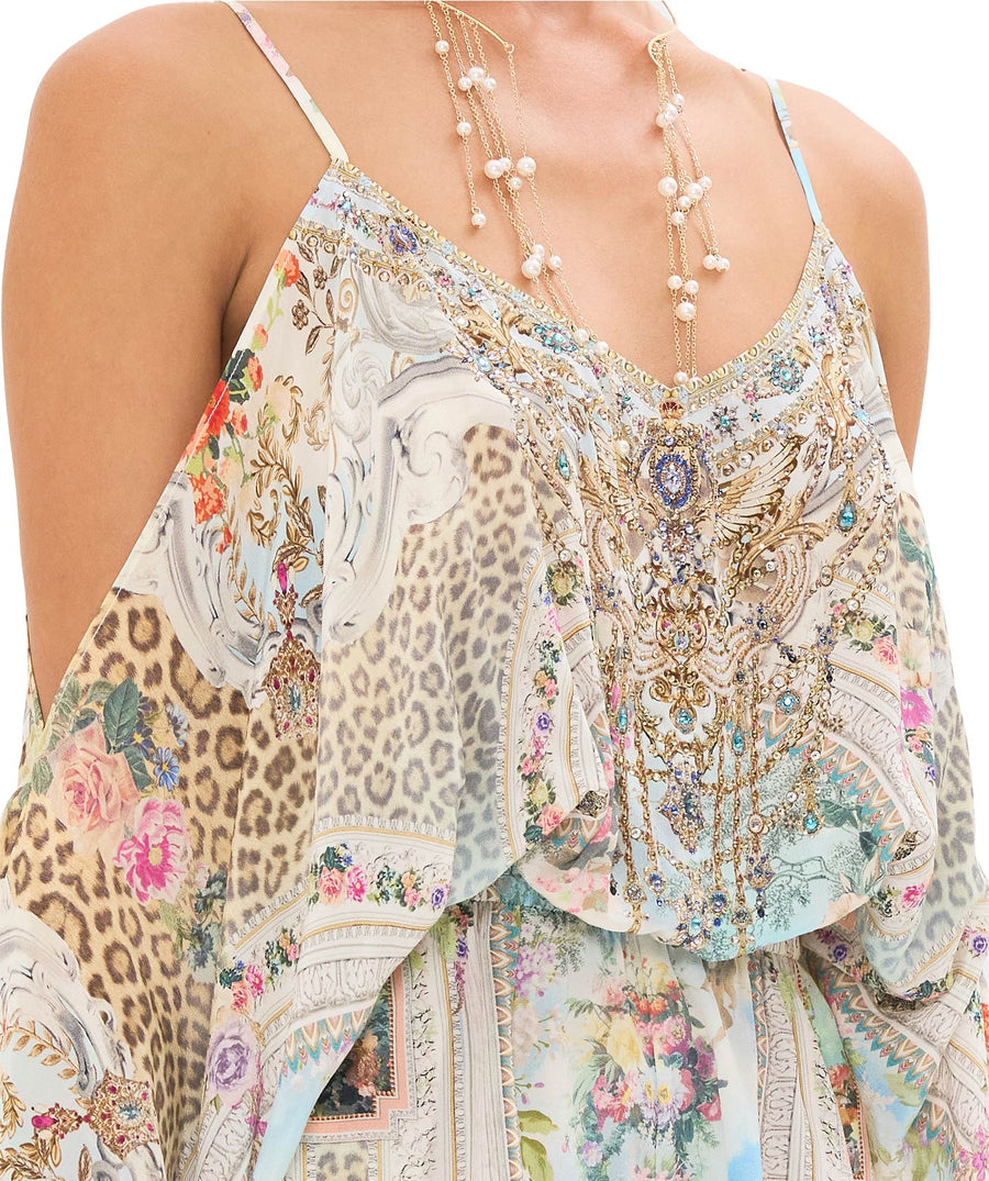 CAMILLA We Always Have Alexandria Drop Shoulder Playsuit 00033005