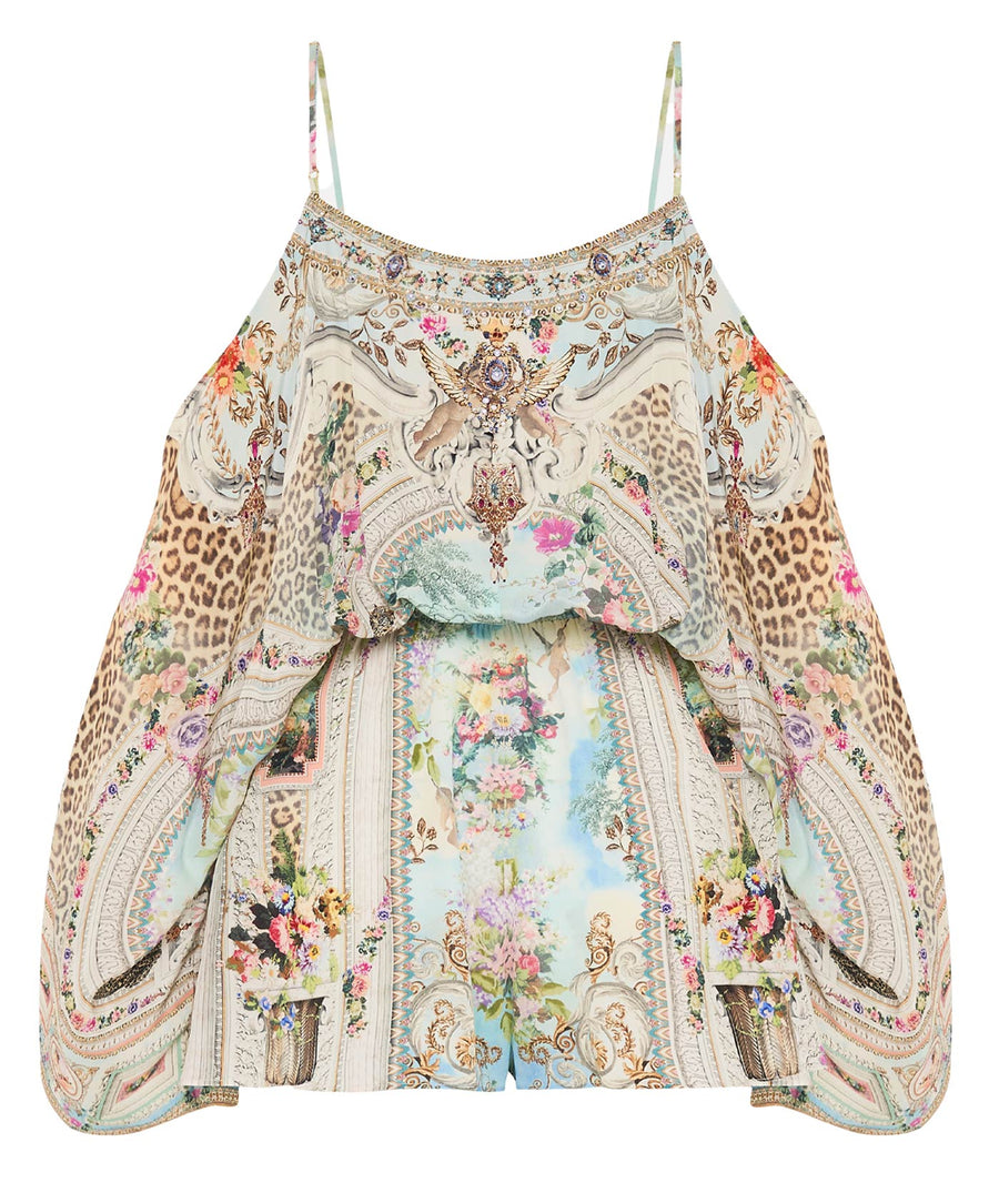 CAMILLA We Always Have Alexandria Drop Shoulder Playsuit 00033005