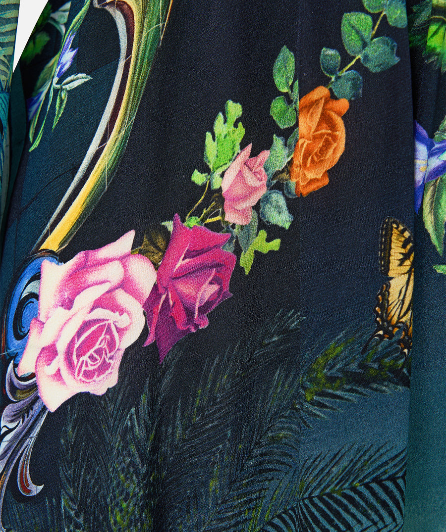 Basked In Baroque Long Dress